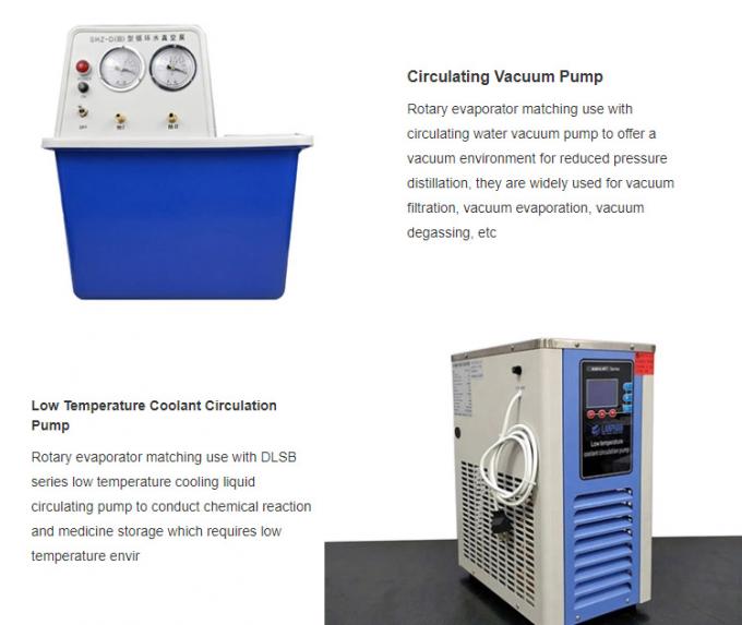 Lab Rotary Evaporator Ethanol Vacuum Condenser Thermal Evaporation