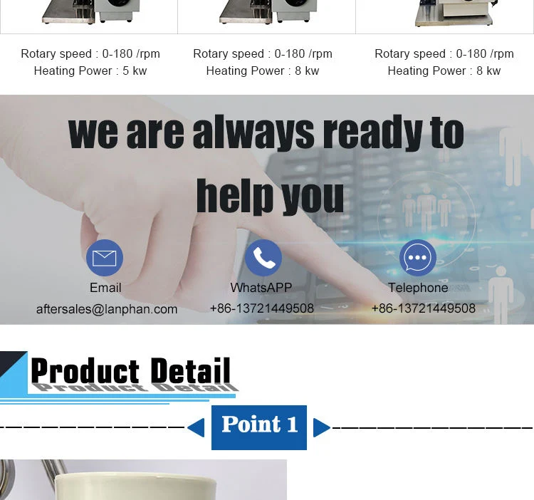 Lab Vacuum Rotary Evaporator Set 5L