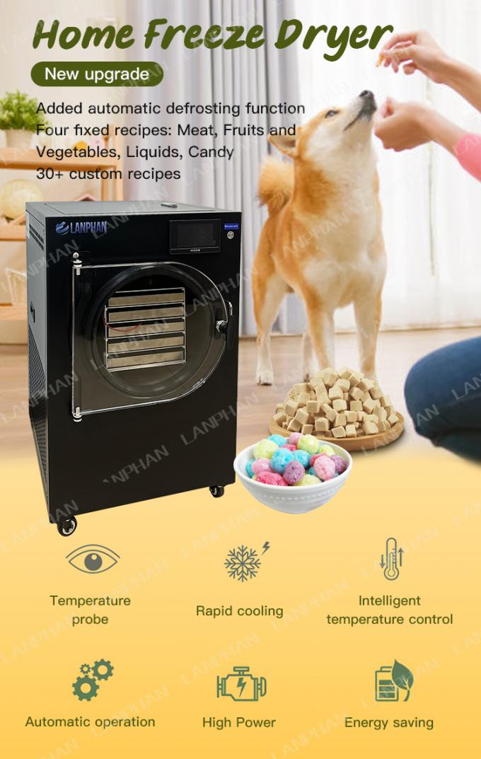 HFD-5 4-6KG / Batch Small Freeze Dryer Machine Home Mini Vacuum Freeze ...