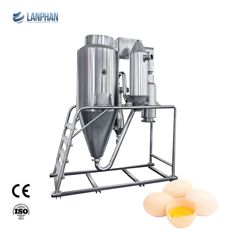 10kg/h Water Evaporation Centrifugal Spray Dryer Machine with 22000rpm Nozzle Speed and 180～250°C Inlet Temperature
