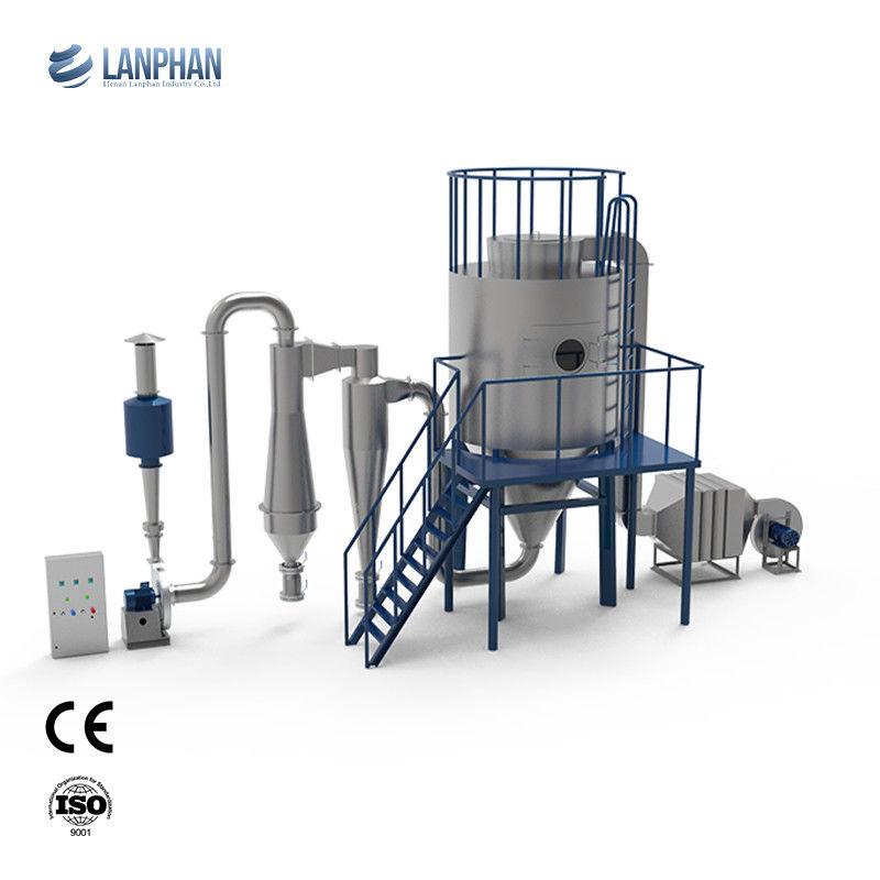 22000rpm Centrifugal Spray Dryer Machine with 10kg/h Water Evaporation for Laboratory Powder Making