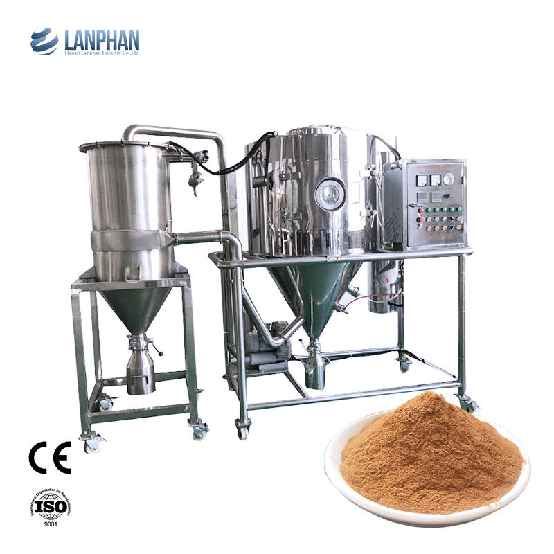 22000rpm Centrifugal Spray Dryer Machine with 10kg/h Water Evaporation for Laboratory Powder Making
