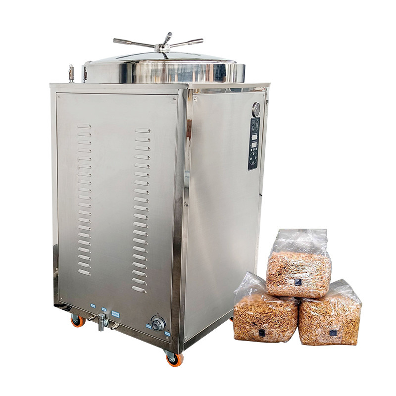 High Pressure Sterilization Equipment Retort Autoclave Vertical Type 200 Liter
