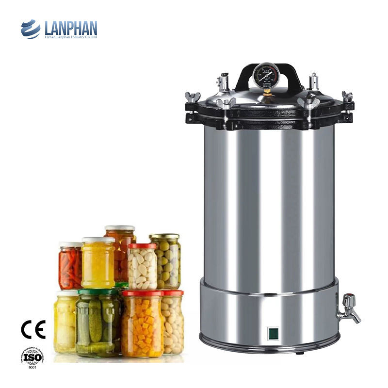 Digital Display Steam Pressurized Sterilizer Autoclave Retort 24 L For Canned Food