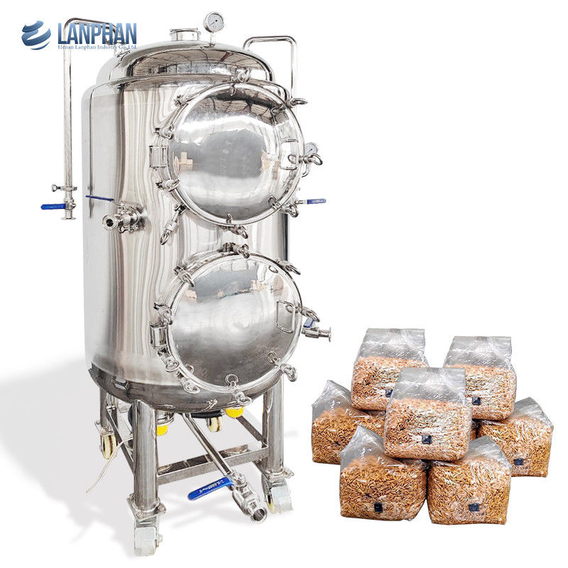 220V Single Phase Vertical Autoclave Steam Sterilizer with 330L Capacity and 15PSI Working Pressure