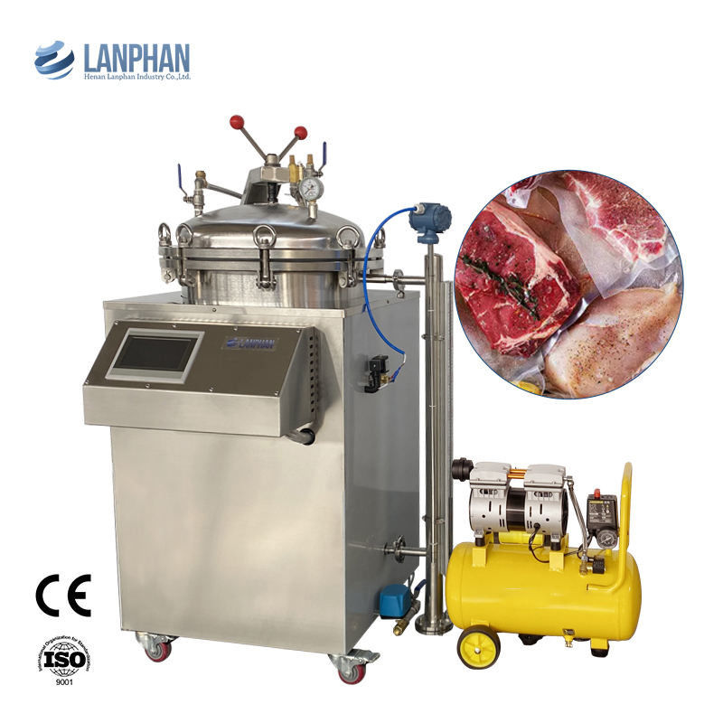 Fully Automatic Retort Sterilizer with 100L 150L Capacity and Steam & Water Bath Sterilization