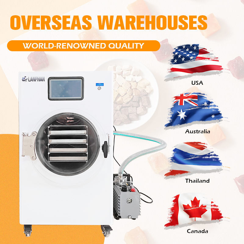 8 Trays Home Freeze Dryer Lyophilizer Machine Fd 10kg 15kg 20kg For Food Fruit