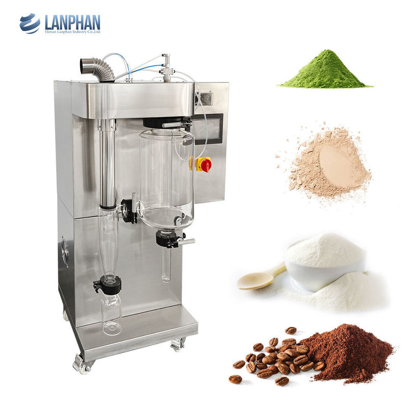 Lab Scale Mini Spray Dryer Machine with 2000mL/H Evaporation and SUS304 Material for Protein Whey Detergent Powder