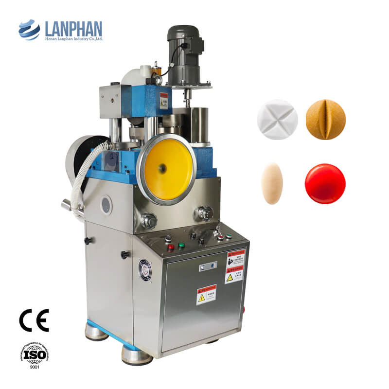 Automatic Stainless Steel Rotary Tablet Press 11e 17e 80kn Cartoon Candy Cake Decoration