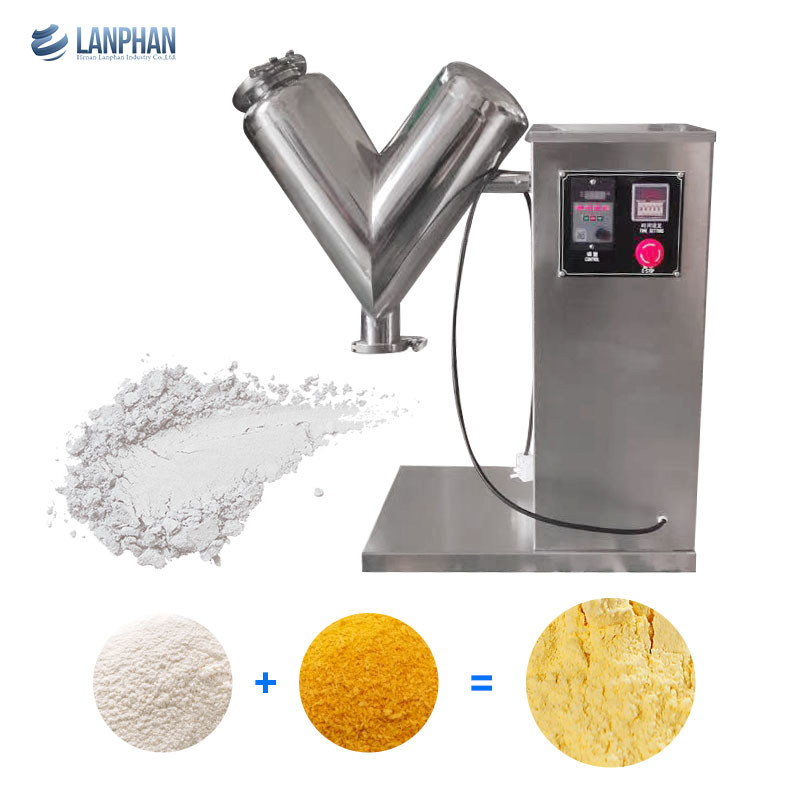 2l-300l Industrial Powder Blenders Single Double Arm V Type Mixer Dry Powder Particle Mixer
