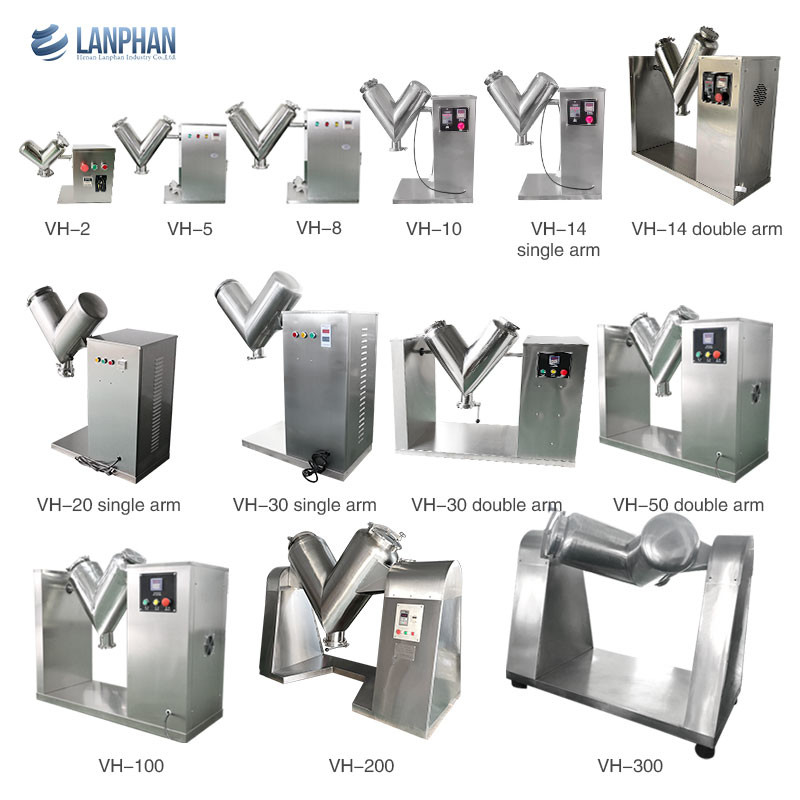 2L-300L Powder Mixing Machine Stainless Steel Medicinal Food Dry Powder Mixer Blender Machine