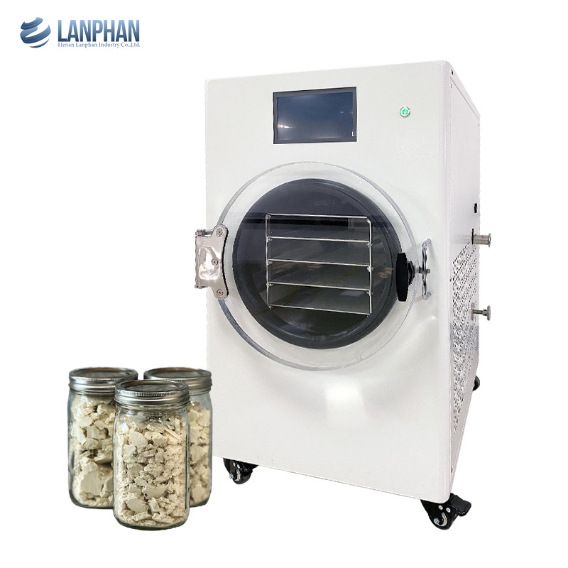 Lanphan Home Strawberry White Vacuum Freeze drying Machine With Vacuum Pump Or No Oil Pump