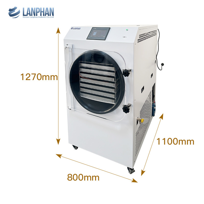 Home Food Freeze Dryer 7 Trays 2.5m2 Large Size Vacuum Home Freeze Dryer with Oil Pump