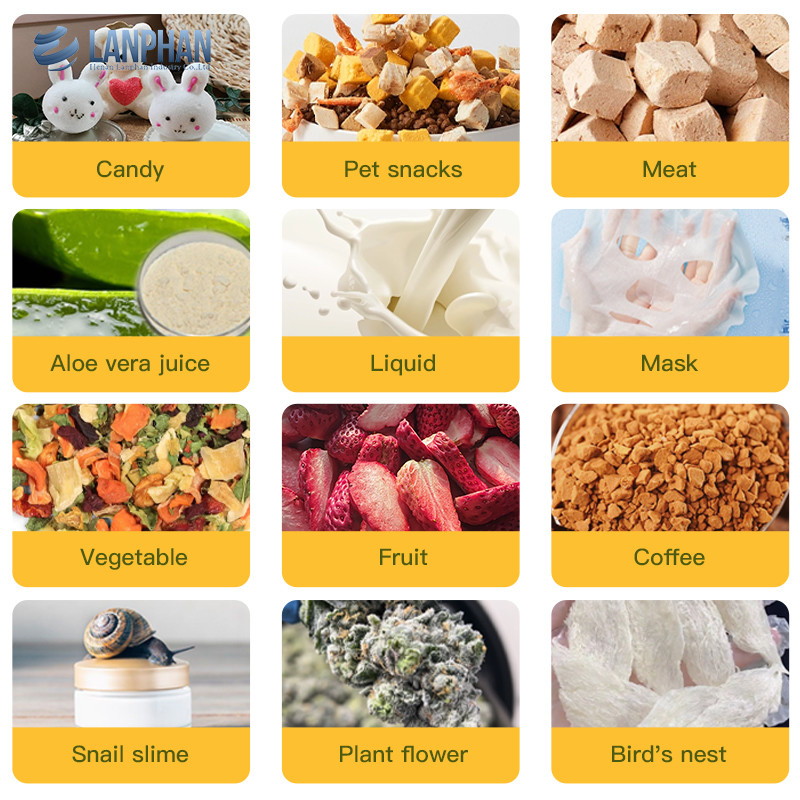 Freeze Dried Pet Treats 0.9㎡ Vacuum Freeze Dryer 10 Trays Freeze Dry Machine For Home