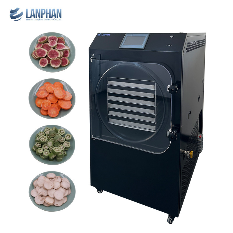 6 Trays Vacuum Freeze Drying Equipment Large-Scale Production Freeze Dryer In Food Industry