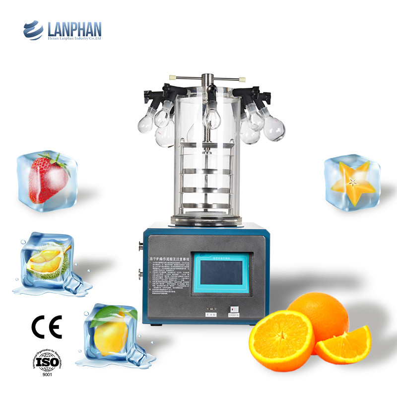 0.1㎡ Benchtop Freeze Dryer  Lab Freeze Dryer For Biologically Active Substance Drying