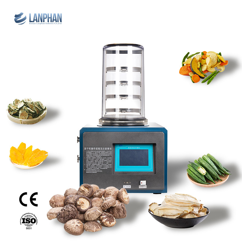 0.1㎡ Benchtop Freeze Dryer  Lab Freeze Dryer For Biologically Active Substance Drying