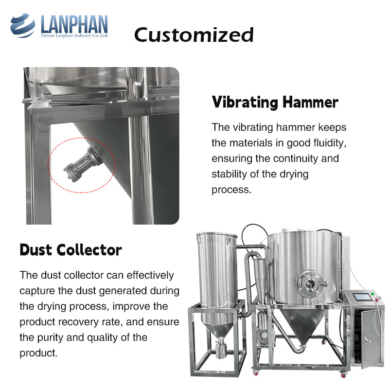 5L Spray Dryer Machine Stainless Steel Spray Drying System Spray Drying Machine For Milk