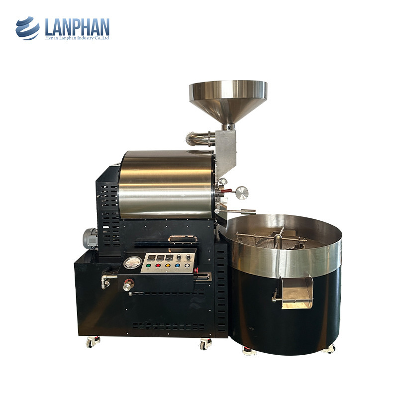 Half Hot Air Roaster Drum Half Hot Air Coffee Roaster Coffee Roaster Machine For Factory