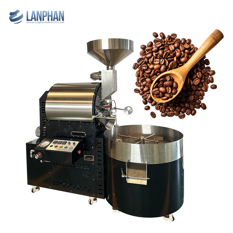 Half Hot Air Roaster Drum Half Hot Air Coffee Roaster Coffee Roaster Machine For Factory