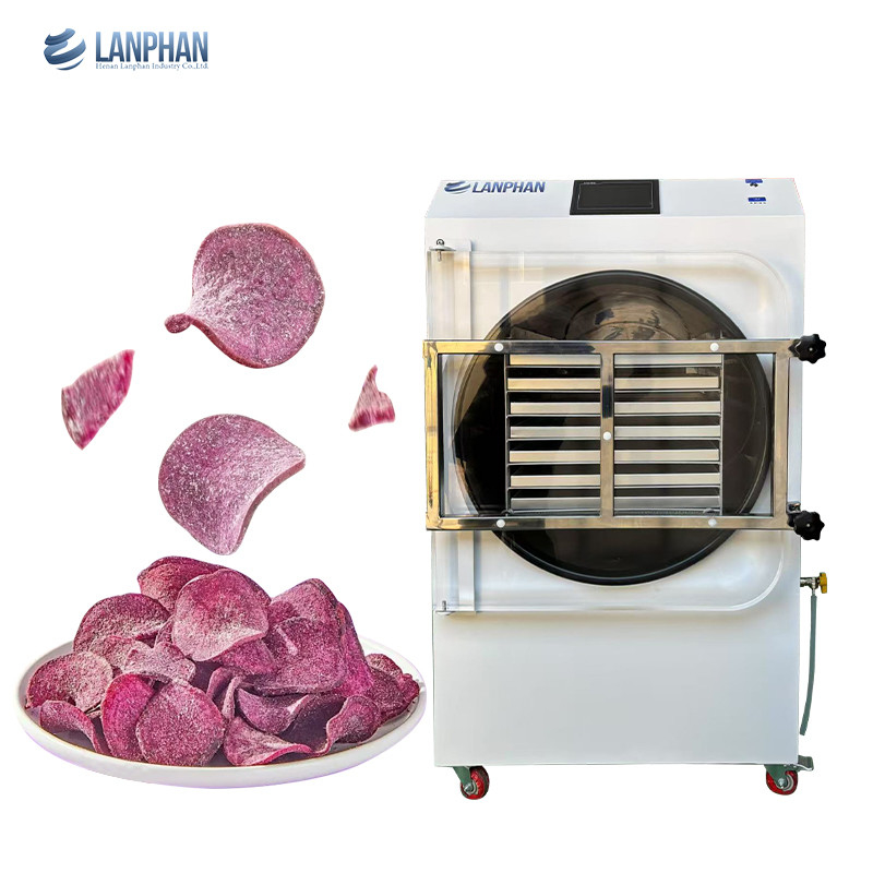 55kg-60kg / Batch 14 Trays Commercial Freeze Drying Machine 4m2 Freeze Dryer For Food