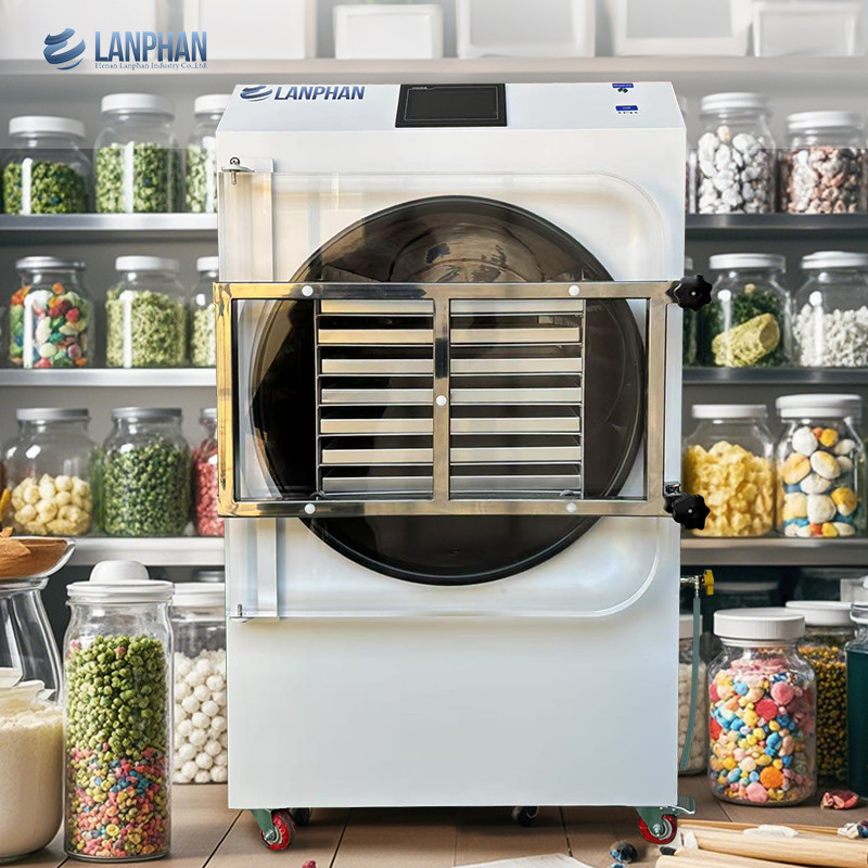 4m2 14 Large Trays Vacuum Food Fruit Dryer Machine Price Commercial Food Vacuum Freeze Drying Equipment