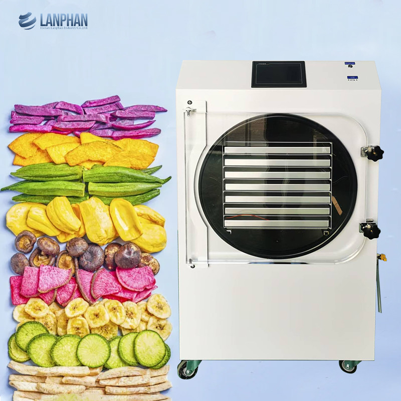 3.5m² Fruit Vegetable Milk Freeze Dryer Double compressor Pet Snack Food Vacuum Freeze Dryer