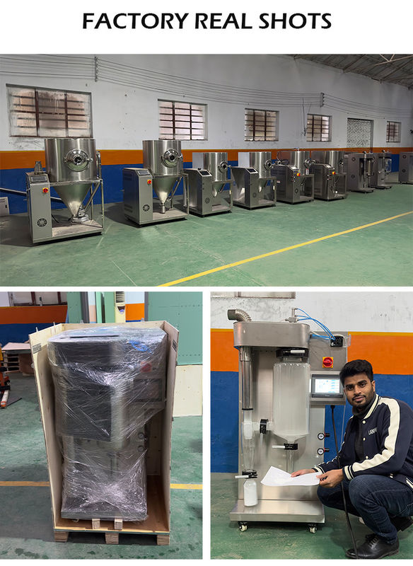 2L/H Atomizer Spray Dryer Spray Drying System Spray Drying Machine for Milk