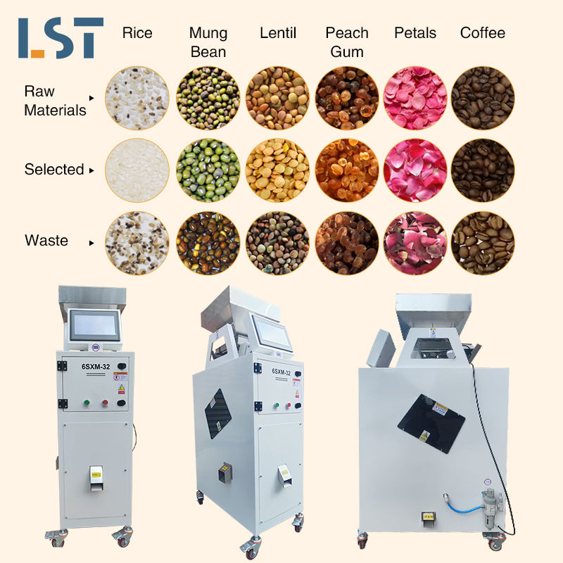 Small Peach Gum Color Sorter Cashew Color Sorter Ideal For Small-Scale Food Processing