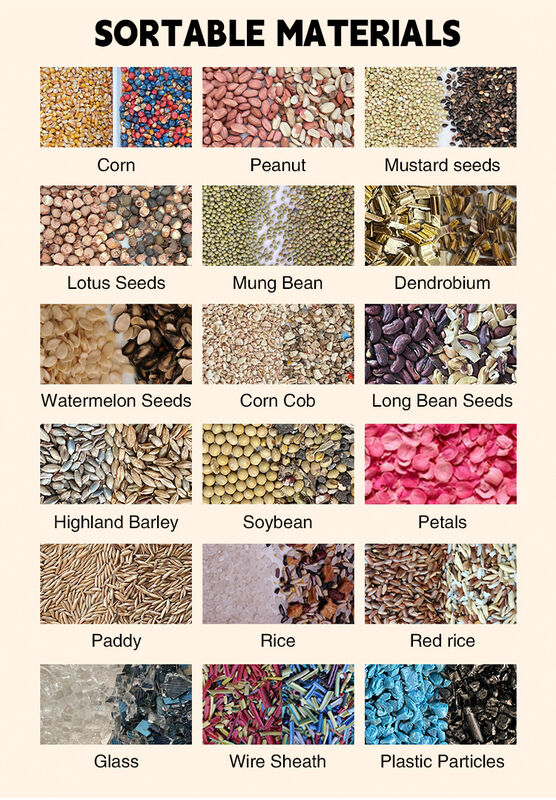 High Precision CCD Optical Cereal Color Sorter for Lentils Chickpeas Seeds Grains Sorting Machine Supplier