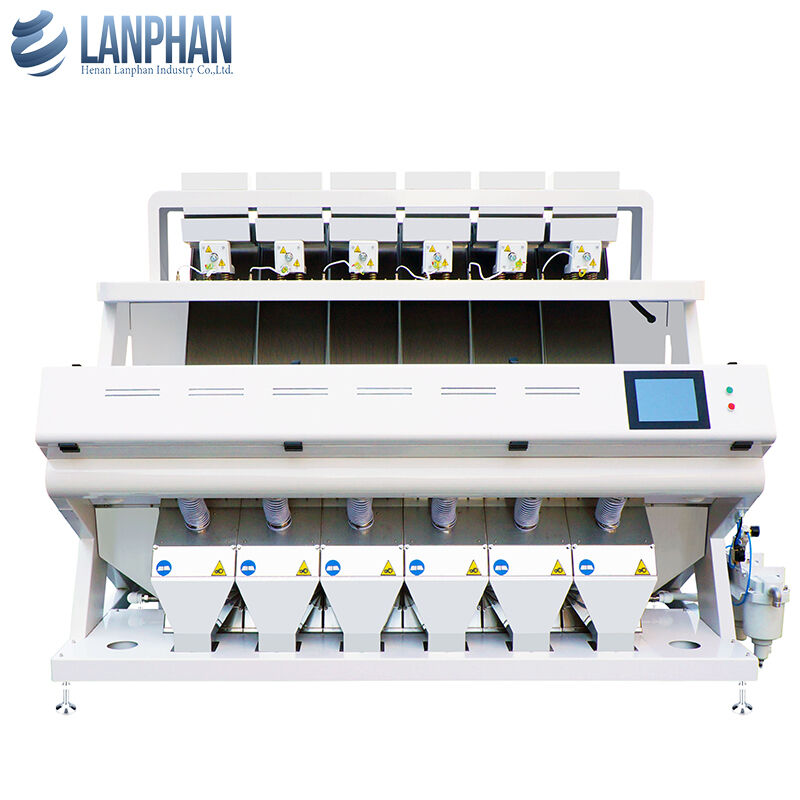 Multi-Channel Optical Color Sorting Machine for Rice, Nuts & Seeds