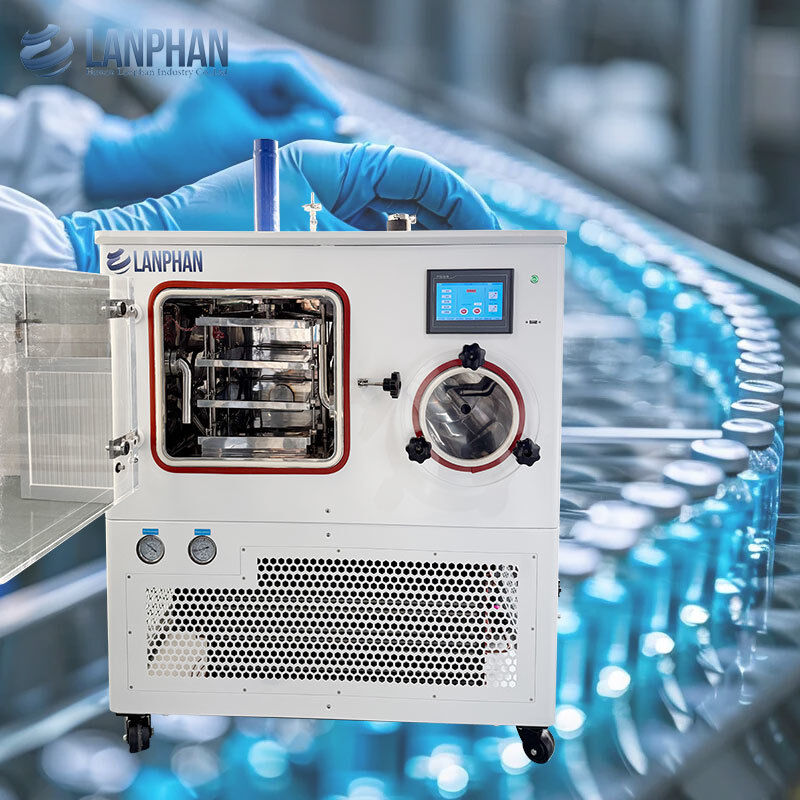 8kg/Batch Industrial Lab Freeze Dryer Lyophilizer for Microbial Products