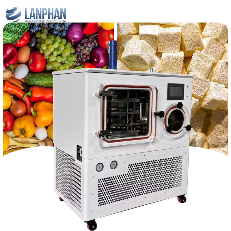 8kg/ Batch Lyophilization Industrial Lab Freeze Dryer Pharmaceuticals, Microbial Products