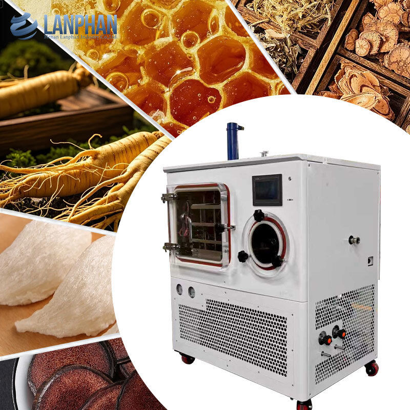 -75°C Customized Lab Freeze Dryer 3 Trays Pharmaceutical Freeze Dryer with Vacuum Pump
