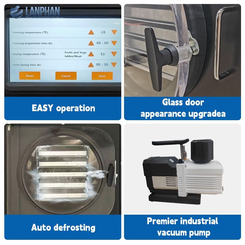 4-6Kg Automatic Small Food Fruit Meat Vacuum Freeze Dry Machine For Home Use