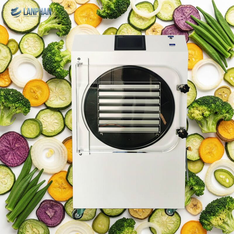 HFD-35 -70℃ Ultra Low Temperature 5500w Industrial Freeze Drying Machine For Food Fruit Vegetable