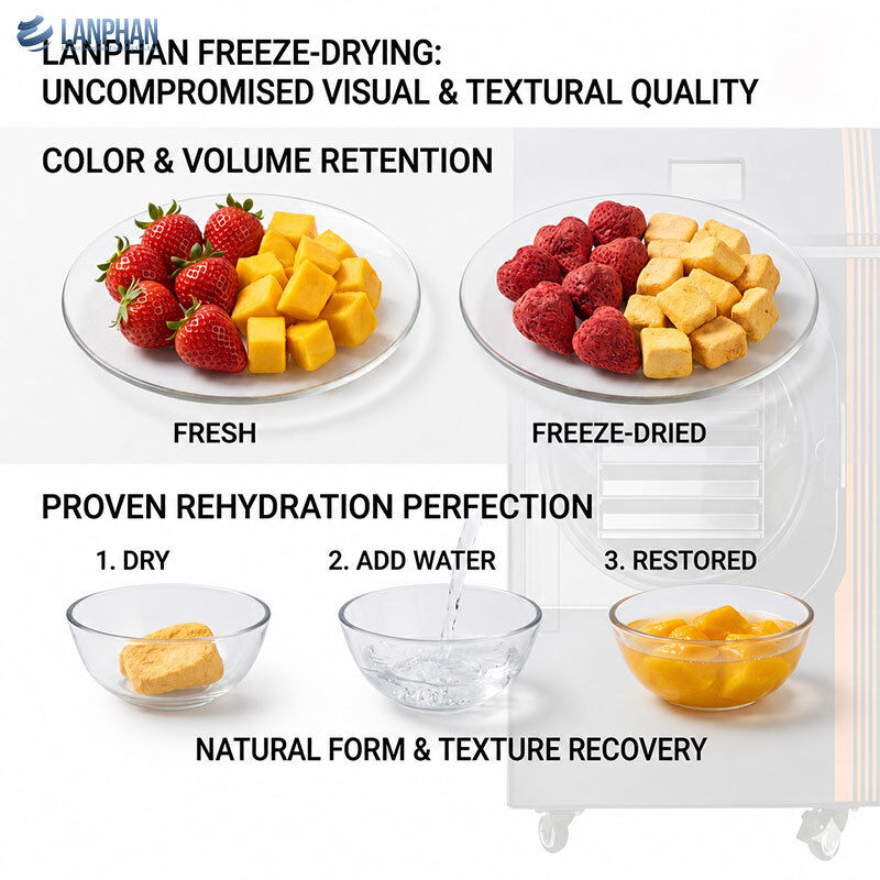 4-6kg Capacity Compact Household Freeze Dryer with 5-Tray Design for Fruits Vegetables and Pet Treats