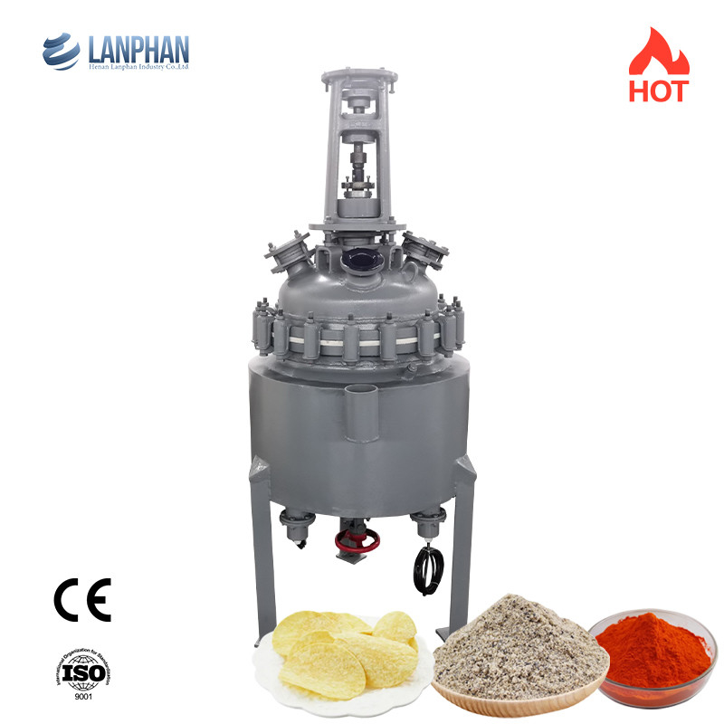 Enamel Reaction Tanks 100L Industrial Glass Lined Reactor Corrosion Resistance