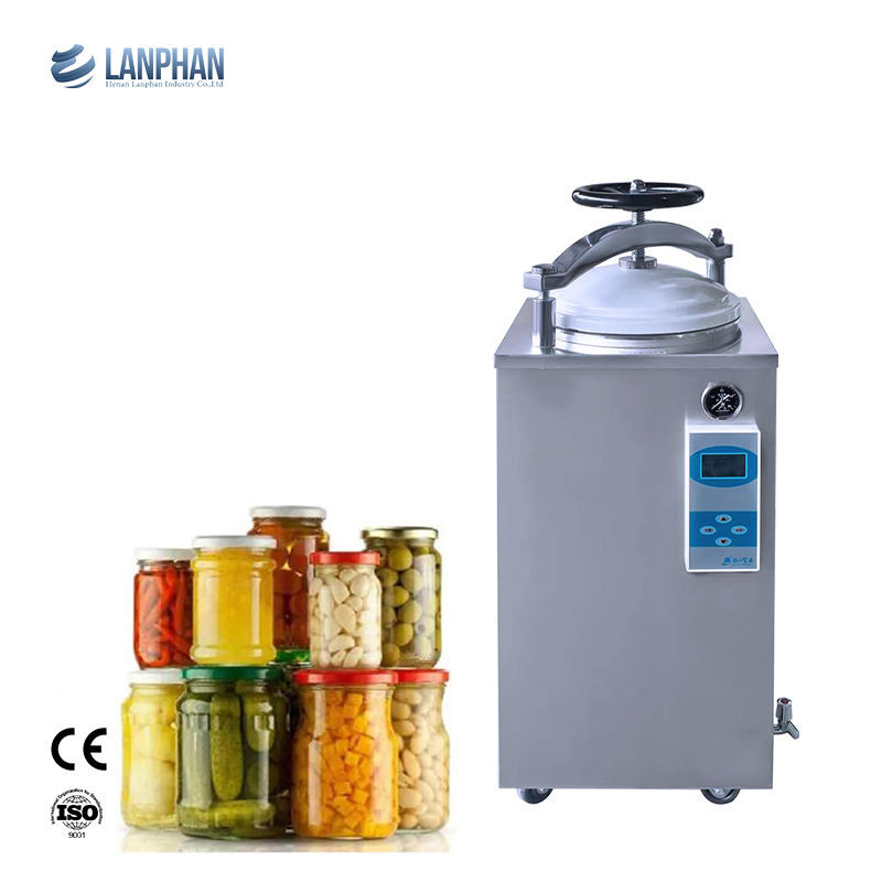50L 150L Autoclave Retort Sterilizer For Mushroom Cultivation Substrate