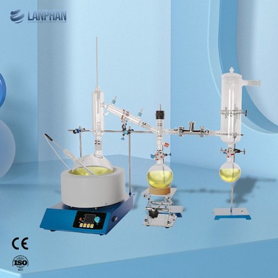 5Ltr Lab Short Path Distillation Equipment Molecular Wiped Film