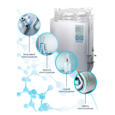 Food 100 Liters Autoclaves Chemical Medicial High Pressure Steam Sterilizers 0.23 Mpa