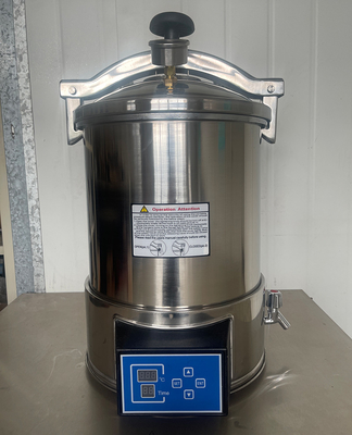 18L 24L Autoclave High Pressure Steam Vacuum Sterilizer Machine AC220V