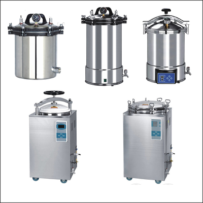 150L Industrial Steam Sterilizer Vertical Autoclave For Mushroom Retort Machine