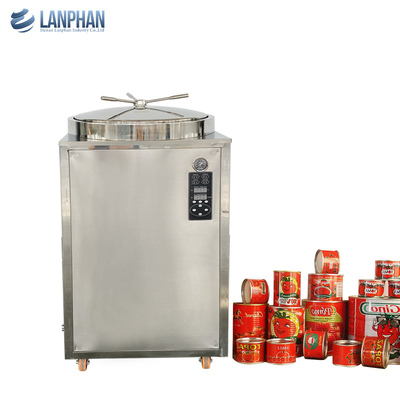 230L Vertical Sterilizer 8KW Steam Vertical Autoclave With Hand Wheel For Mushroom Substrate