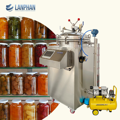 Water Bath Food Sterilizer Small Steam Sterilizer Equipment In Food Processing
