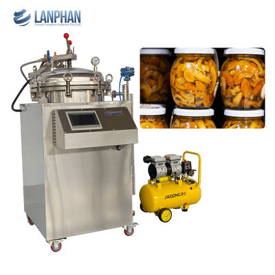 Vertical Retort Autoclave Food Sterilizer Machine Pouch Automatic Autoclave Sterilizer