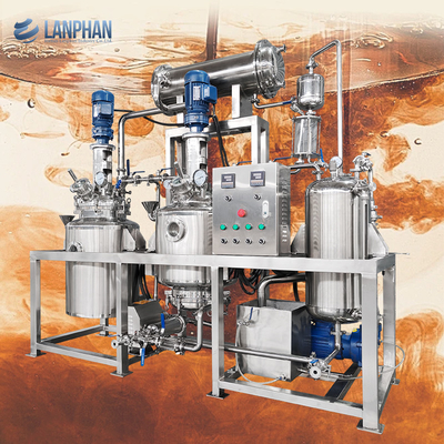 50L Vacuum Vertical Concentration And Extraction Tank Fragrance Stills Extractor Equipment