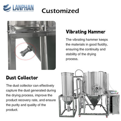 5L/H Small Spray Dryer Machine Industrial Laboratory Spray Drying Equipment for Food Chemical