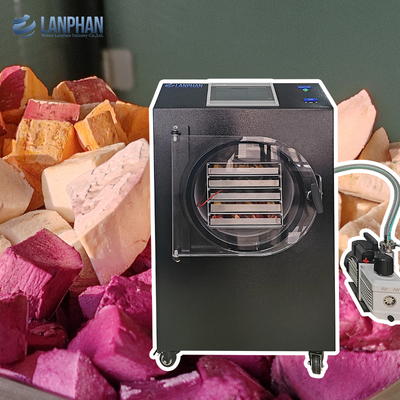 Automatic Small Home Freeze Dryer Machine for Fruit Food Meat Vegetable with Vacuum Pump