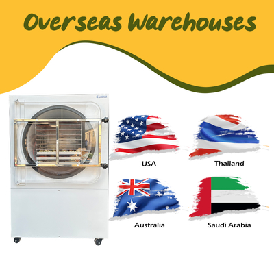 60-70 Kg / Batch Food Vacuum Commercial Freeze Drying Machine Freeze Dryer Lyophilizer